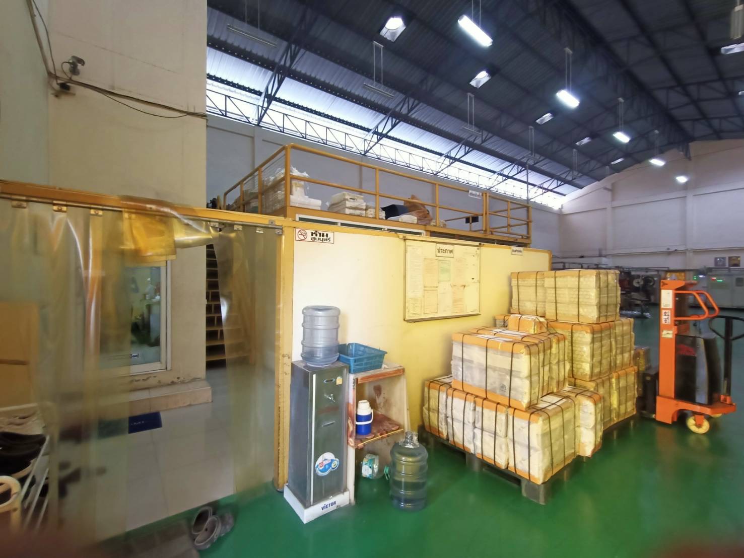 Raw material and warehouse storage