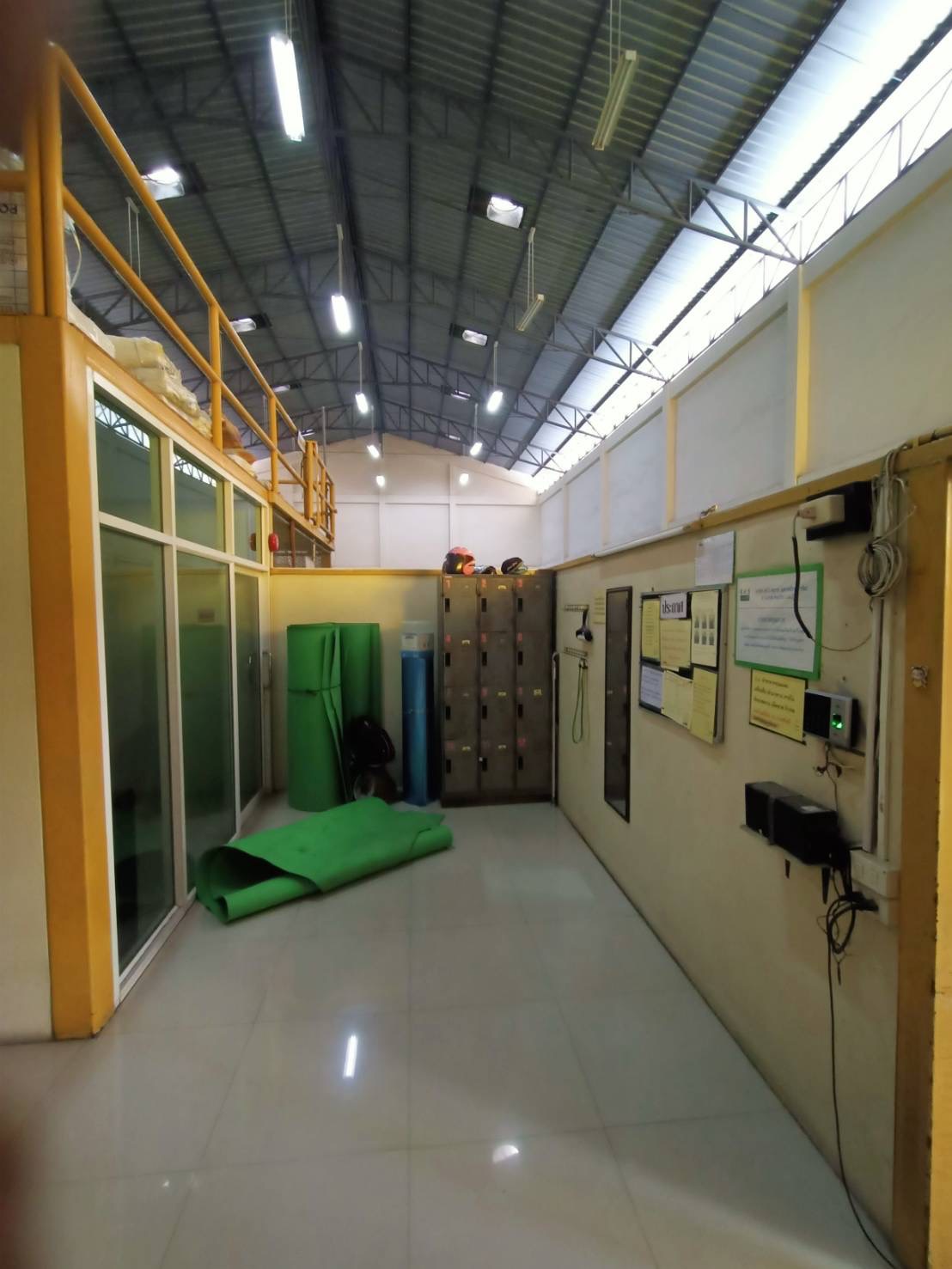 Employee locker and access area